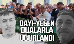 Hayrettin Çorukcu ve yeğeni Yüksel Kürekçi dualarla uğurlandı!