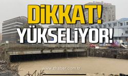 Dikkat! Zonguldak'ta dereler yükseliyor