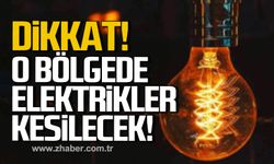 Dikkat! Bahçelievler Mahallesi'nde elektrik kesintisi yaşanacak!