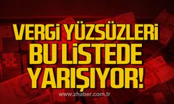 İşte Kdz. Ereğli'nin vergi yüzsüzleri!