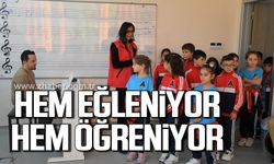 Gençler hem eğleniyor hem öğreniyor