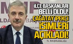 MHP ilçe başkanları belli oldu! Çağatay İpekçi isimleri açıkladı!