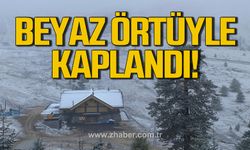 Karabük ve Bolu'nun yüksek kesimleri beyaz örtüyle kapladı!