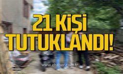 Karabük'te aranan 105 kişiden 21'i tutuklandı