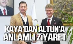 Vakıfbank Bölge Müdürü Mustafa Kaya'dan Başkan Kamil Altun'a ziyaret!