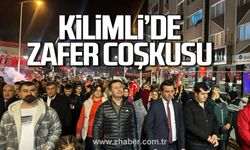 Kilimli'de Zafer Coşkusu böyle kutlandı!