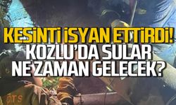 Kozlu'da su kesintisi isyan ettirdi! Sular ne zaman gelecek?