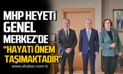 MHP heyeti Genel Merkez'de! "Milliyetçi Hareketin gücü Zonguldak'ın gücüdür"