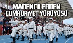 Madencilerden Cumhuriyet yürüyüşü!