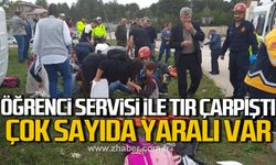 Kastamonu'da öğrenci servisi ile tır çarpıştı! Çok sayıda yaralı var!