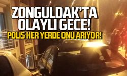 Zonguldak Bahçelievler'de olaylı gece! Polis peşine düştü!