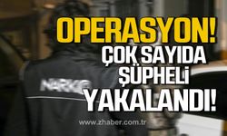 Narkoçelik-41 operasyonu! Çok sayıda şüpheli yakalandı