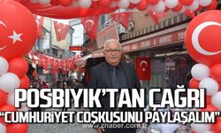 Halil Posbıyık'tan çağrı! "Cumhuriyet coşkusunu birlikte paylaşalım”