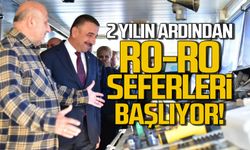 2 yılın ardından Ro-Ro seferleri yeniden başladı!