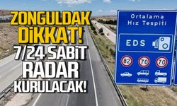 Zonguldak'a 7/24 sabit radar kurulacak!