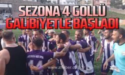 Ereğli Belediyespor sezona 4 gollü galibiyetle başladı