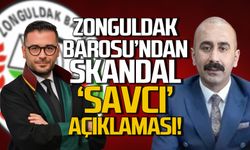 Zonguldak Barosu'ndan skandal 'Savcı' açıklaması!