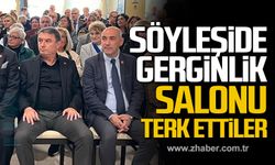 Söyleşide gerginlik! Devrim Dural ve Tahsin Erdem salonu terk etti!