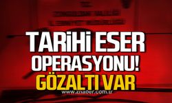 Zonguldak'ta tarihi eser kaçakçılığı operasyonu! Gözaltı var!