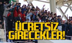 Ücretsiz girecekler!