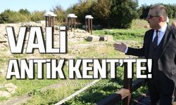 Vali Hacıbektaşoğlu, Tios Antik Kenti’nde!