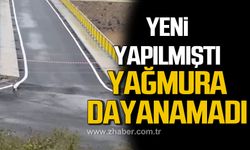 Yaraşlıyörük Köprüsü'nde çökme oluştu