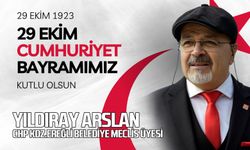 Yıldıray Arslan'dan 29 Ekim Cumhuriyet Bayramı Mesajı