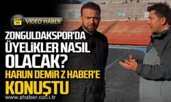 Zonguldakspor'da üyelik sistemi nasıl olacak? Harun Demir Z HABER'e konuştu!