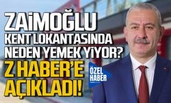 Osman Zaimoğlu kent lokantasında neden yemek yiyor? Z HABER'e açıkladı!