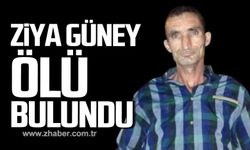 Zonguldak'ta Ziya Güney evinde ölü bulundu!