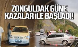 Zonguldak güne kazalar ile başladı!