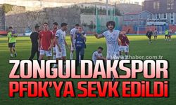 Zonguldakspor PFDK’ya sevk edildi