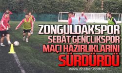 Zonguldakspor Sebat Gençlikspor maçı hazırlıklarını sürdürdü!