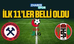 Zonguldakspor- Turgutluspor maçının 11'leri belli oldu!