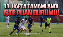 11. Hafta tamamlandı. İşte son durum!