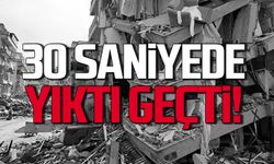 30 saniye süren deprem Düzce'yi yıktı!