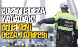 2025 trafik cezaları belli oldu! İşte yeni ceza tarifesi!