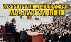 Çaycuma İlçe Köylere Hizmet Götürme Birliği toplandı! Yatırım programları ele alındı!