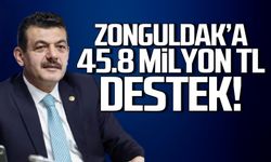 Zonguldak'a 45,8 milyon TL destek