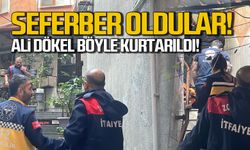 Sürünerek cama çıktı! Ali Dökel böyle kurtarıldı!