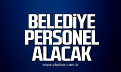 Çaycuma Belediyesi personel alacak!