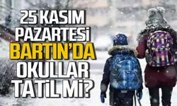 Bartın'da Kar Yağışı Nedeniyle 25 Kasım Pazartesi Günü Okullar Tatil Olacak Mı?