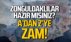 Zonguldak Belediye'sinden suya yüzde 259 zam!