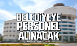 Çaycuma Belediyesi'ne personel alınacak!