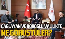 Mustafa Çağlayan ve Sezer Köroğlu Valilikte! Ne görüşüldü?