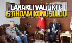 Sezai Çanakcı'dan Vali Hacıbektaşoğlu'na ziyaret! İstihdam konuşuldu!