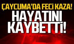 Çaycuma yolunda kaza! Bir kişi hayatını kaybetti!