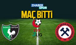 Denizlispor-Zonguldakspor maçı bitti!