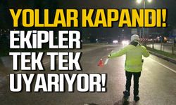 D100 kapandı! Araçlar Zonguldak'ta mahsur kaldı!