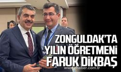 Zonguldak'ta yılın öğretmeni Faruk Dikbaş!